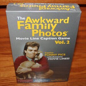 3/$55❤️new sealed🛡️👑AWKWARD FAMILY PHOTOS VOL. 2 Movie Line Caption Game 👑🛡️
